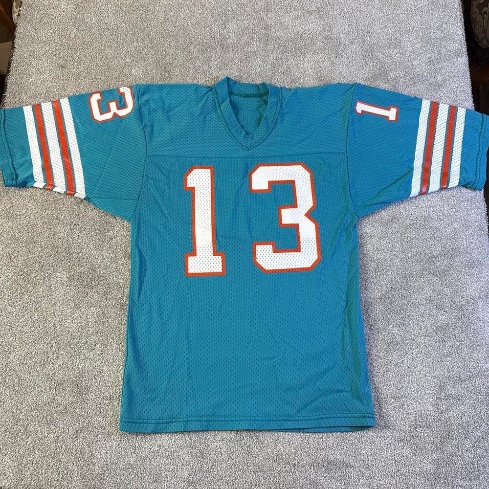 Vintage 1980s Dan Marino Jersey Made in USA NFL Football Jersey Medium